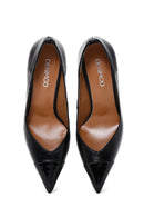 Kadın Siyah Deri Stiletto | Derimod