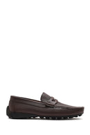 Men's Brown Leather Casual Loafer | Derimod