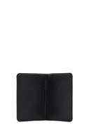 Men's Black Faux Leather Card Holder | Derimod