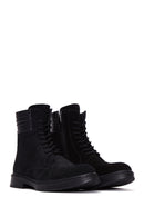 Men's Leather Zippered Boots | Derimod