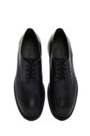 Men's Navy Blue Lace-up Leather Casual Shoes | Derimod