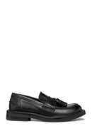 Geox Women's Black Serilda Leather Masculine Loafer | Derimod