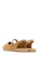 Kadın Camel Tokalı Süet Deri Espadril | Derimod