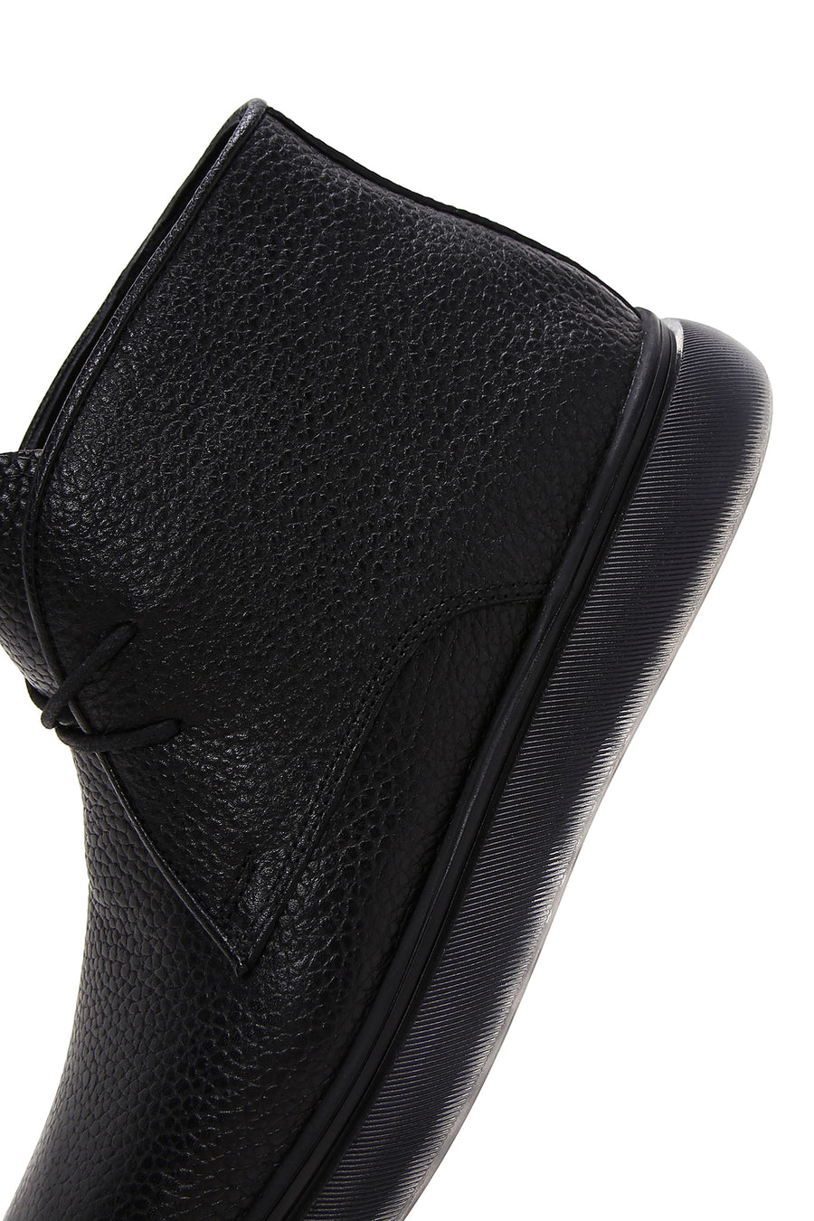 Erkek Siyah Deri Bot
