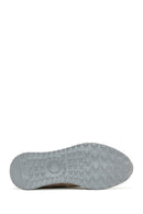 Erkek Vizon Süet Deri Sneaker | Derimod