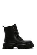 Women's Black Thick Soled Boots | Derimod