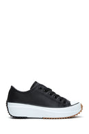 Women's Black Thick Soled Sneaker | Derimod