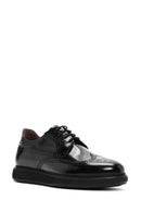 Erkek Siyah Bağcıklı Deri Casual Ayakkabı | Derimod