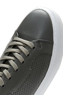 Erkek Deri Delikli Sneaker | Derimod