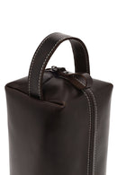 Male Dark Brown Leather Handbag | Derimod