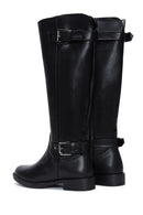 Women's Black Zippered Buckle Boots | Derimod