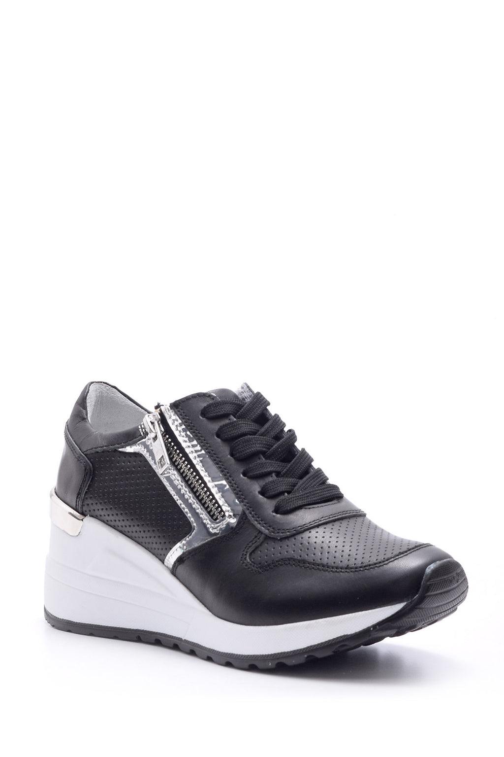 Kadın Fermuar Detaylı Sneaker