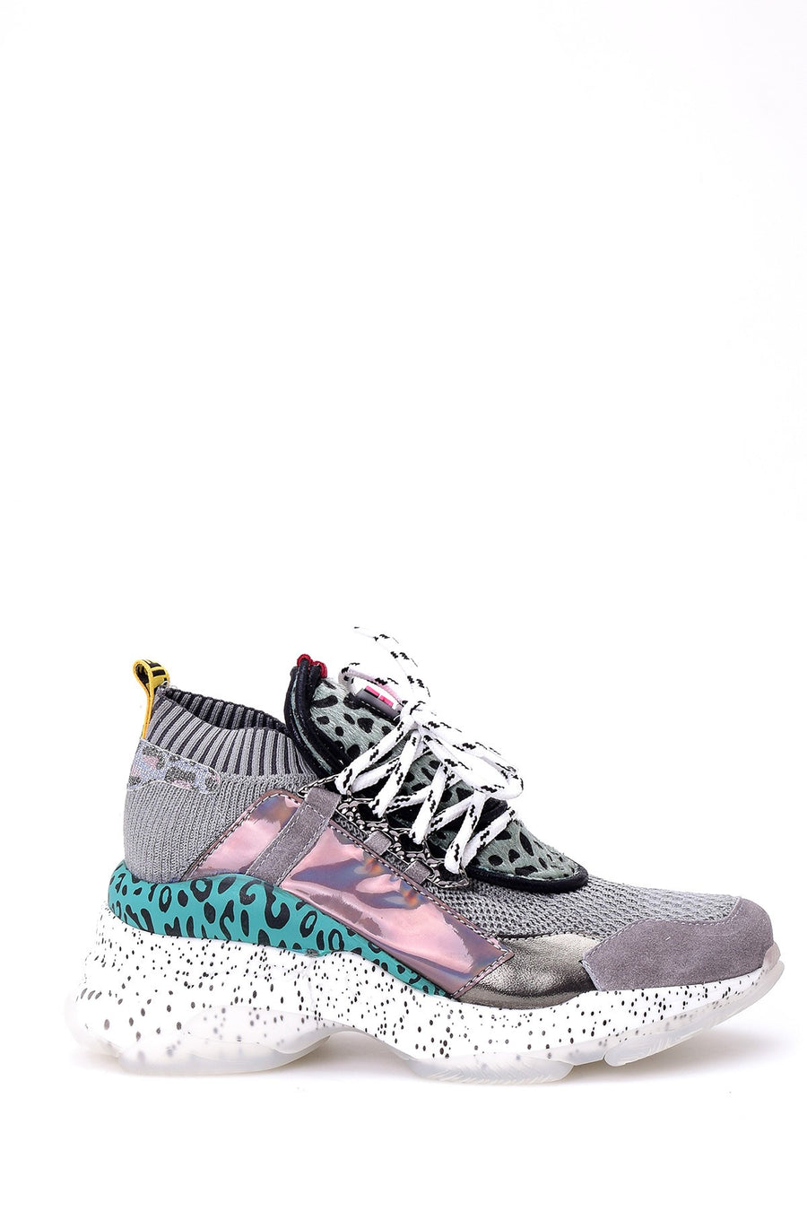 Kadın Leopar Detaylı Sneaker