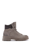 Men's Mink Nubuck Leather Casual Boots | Derimod