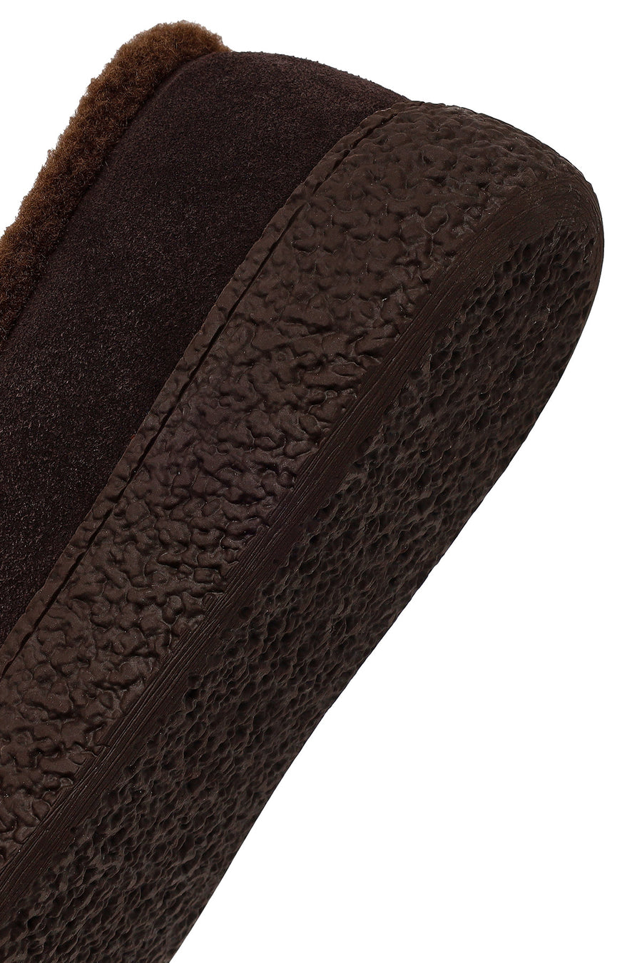 Woman Brown Buckled Thick-Soled Suede Teddy Loafer