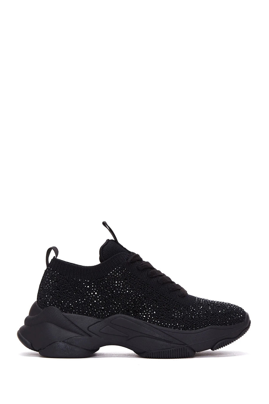 Derimod Zero Kadın Siyah Bağcıklı Taşlı Sneaker 24WFD430114 | Derimod