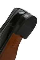 Men's Black Laced Patent Leather Classic Shoes | Derimod