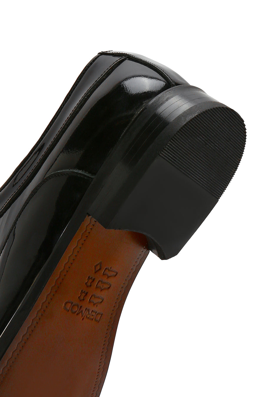 Men's Black Laced Patent Leather Classic Shoes