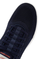 Skechers Men's Navy Blue Corliss - Dorset Lace-Up Casual Shoes | Derimod