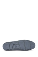 Erkek Lacivert Süet Deri Loafer | Derimod