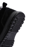 Men's Black Suede Leather Sports Boots | Derimod