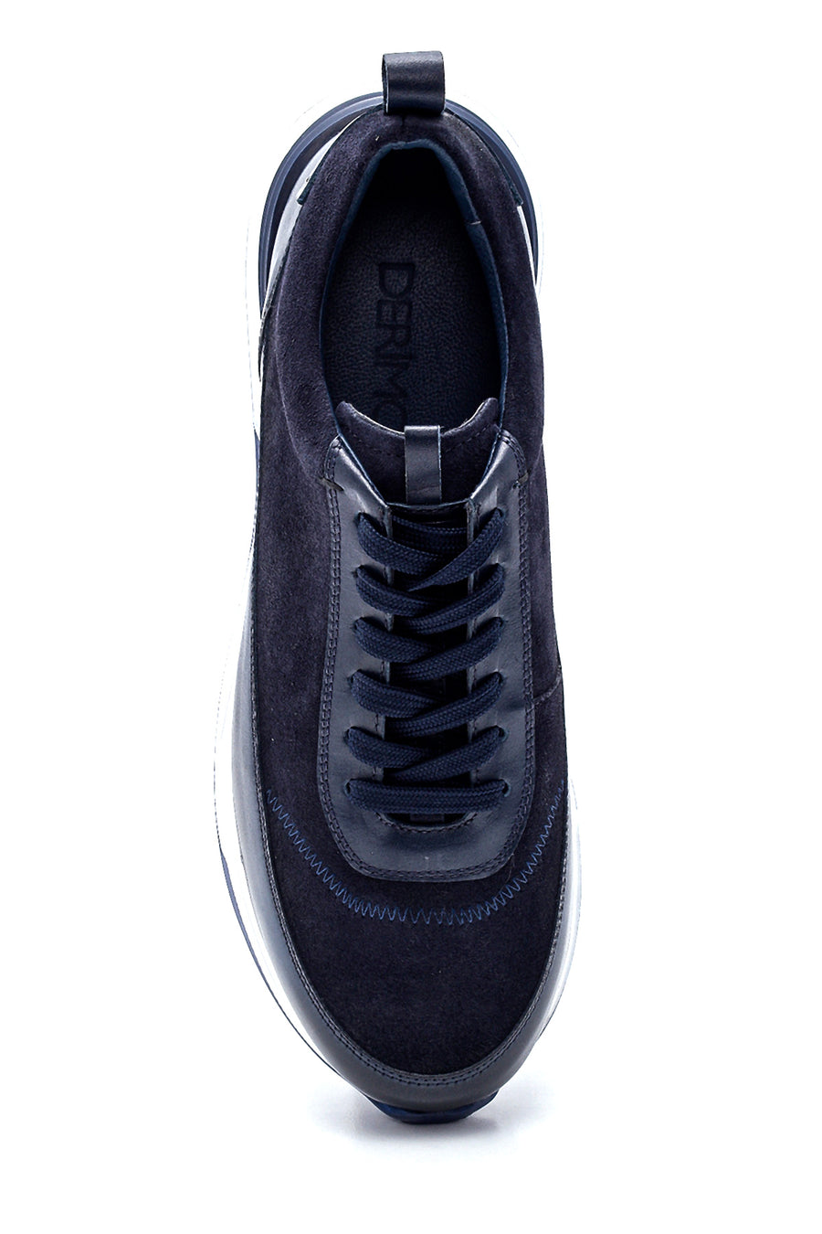Erkek Deri Süet Detaylı Sneaker