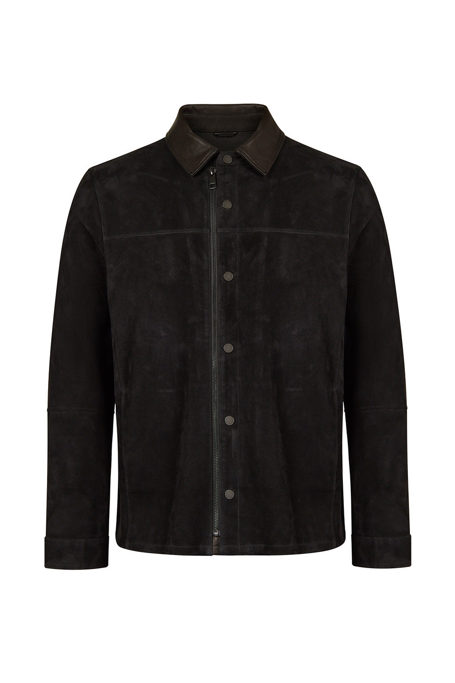 Olise Male Black Suede Jacket