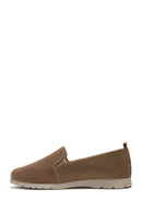Women's Mink Suede Leather Comfort Loafer | Derimod