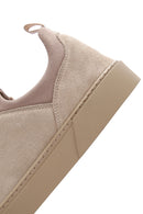 Derimod Fly Men's Beige Lace-Up Suede Leather Sneaker | Derimod