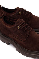 Male Brown Lace-up Suede Casual Shoes | Derimod