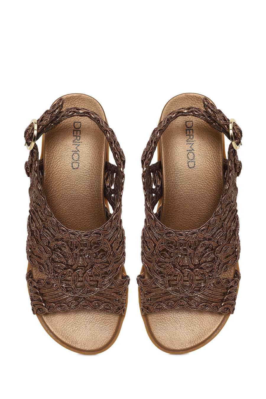 Woman Bronze Metallic Sandal