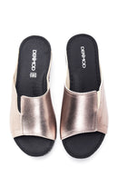 Women's Wedge Heeled Slippers | Derimod