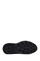 Erkek Siyah Kalın Tabanlı Deri Casual Sneaker | Derimod