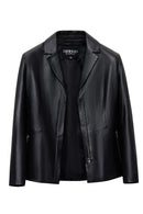 Helen Women's Black Leather Jacket | Derimod