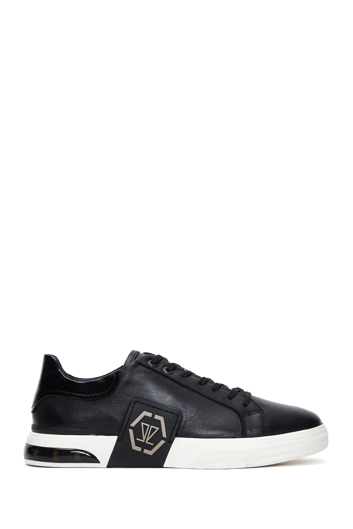 Men's Black Leather Sneaker 23WFD620918 | Derimod