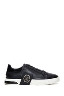 Men's Black Leather Sneaker | Derimod