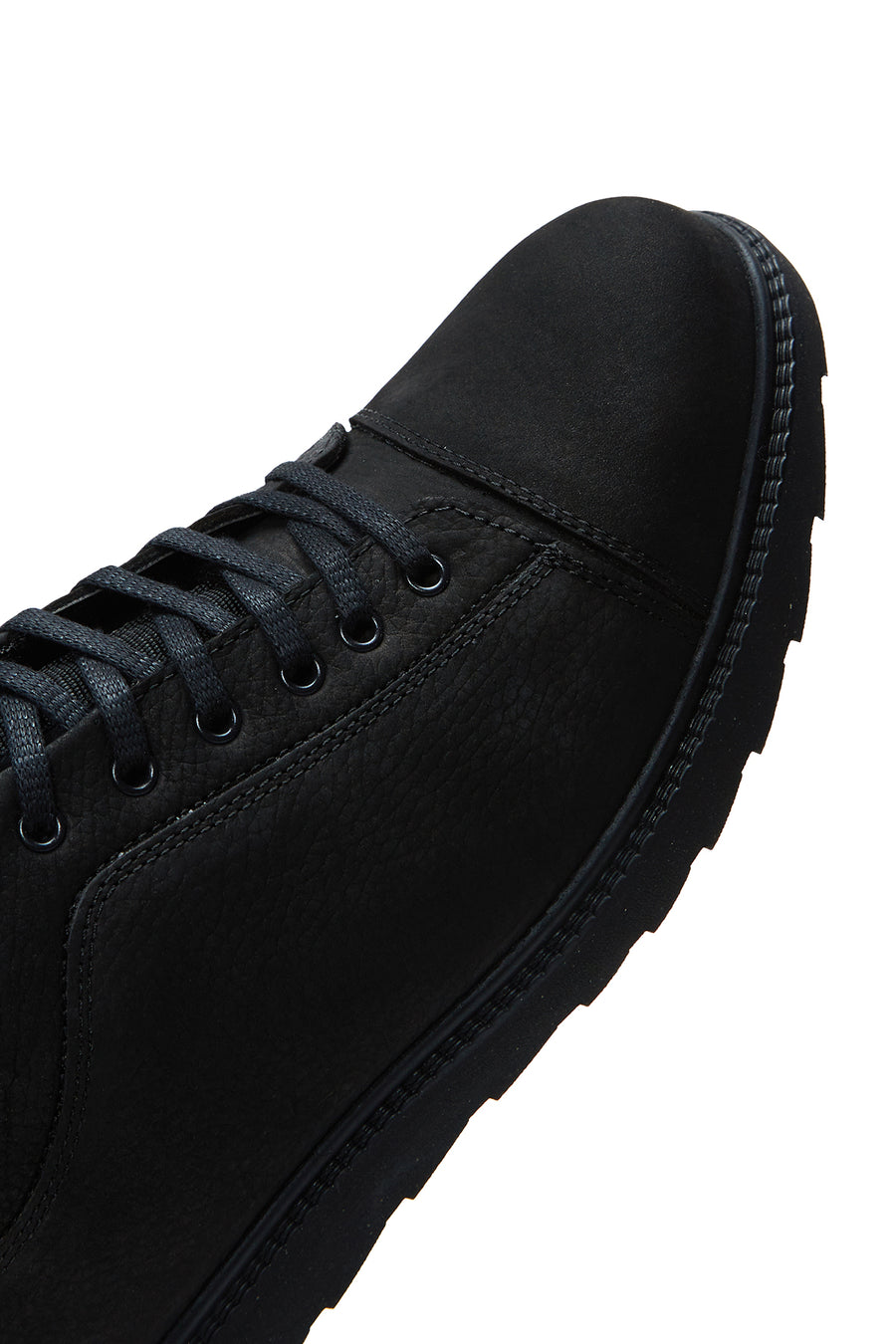 Men's Black Nubuck Leather Casual Shoes