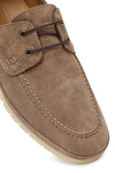Men's Beige Lace-up Suede Leather Casual Shoes | Derimod