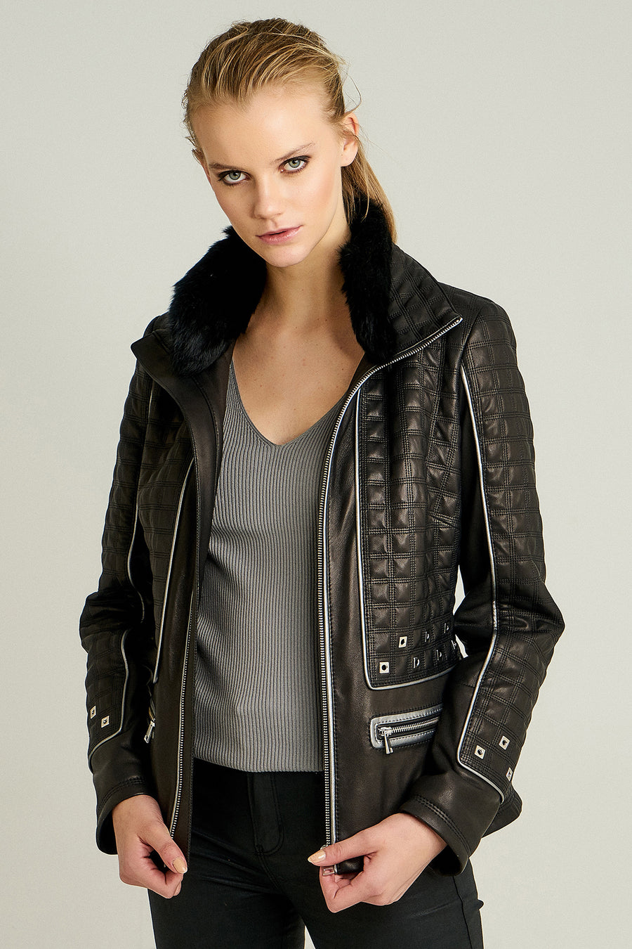 Anabella Women's Leather Jacket