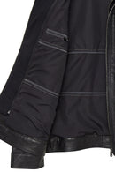 Mateo Men's Black Leather Jacket | Derimod