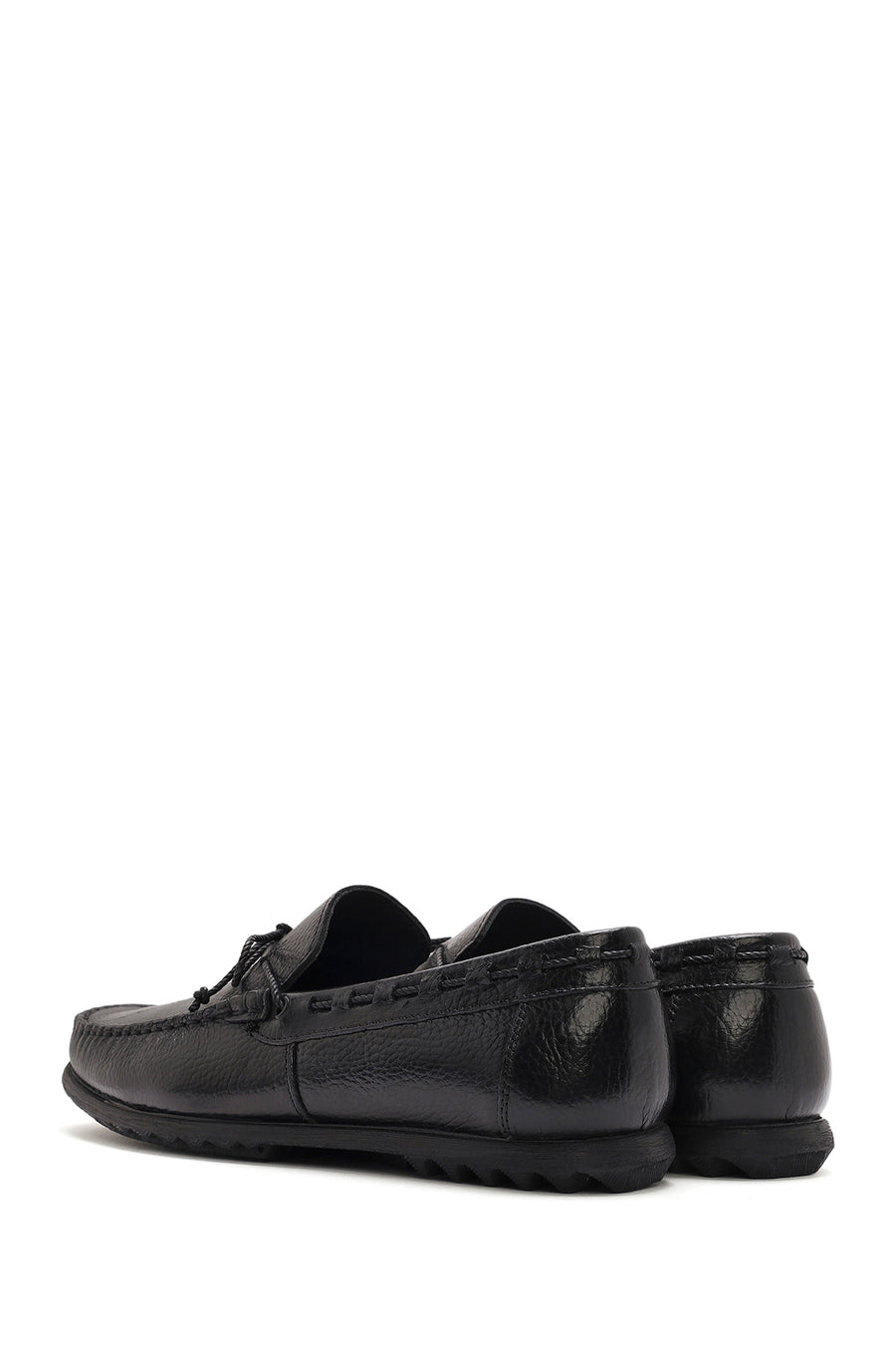Erkek Siyah Deri Casual Loafer