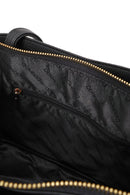 Woman Black Long-Strap Accessorized Classic Shoulder Bag | Derimod