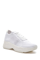 Kadın Beyaz Delikli Sneaker | Derimod