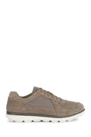 Geox Men's Mink Spherica Ec12 Lace-up Suede Leather Casual Sneaker | Derimod