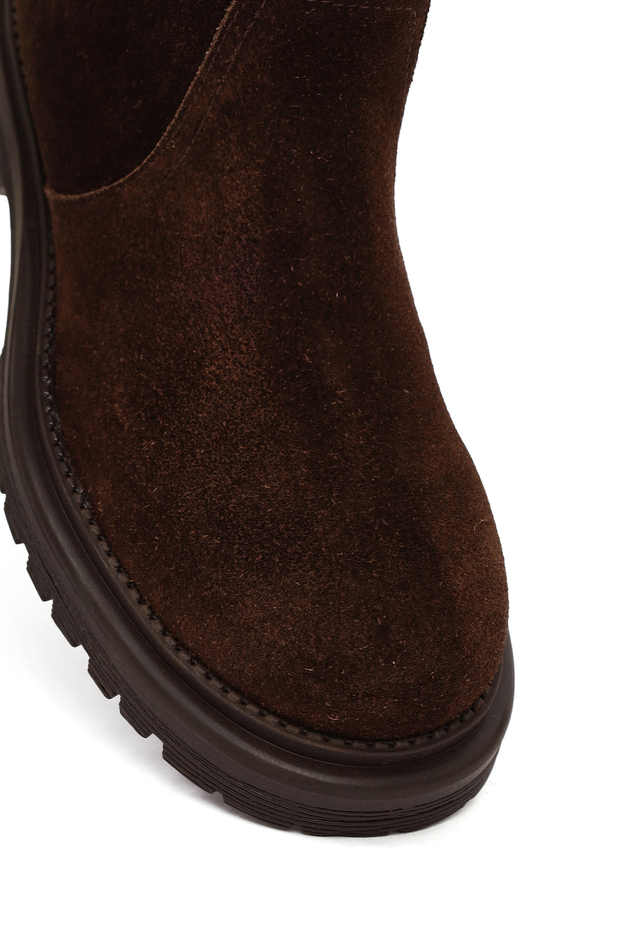 Women's Brown Suede Leather Boots
