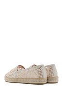 Women's Beige Fabric Espadrilles | Derimod