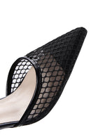 Women's Black Open Back Stiletto | Derimod