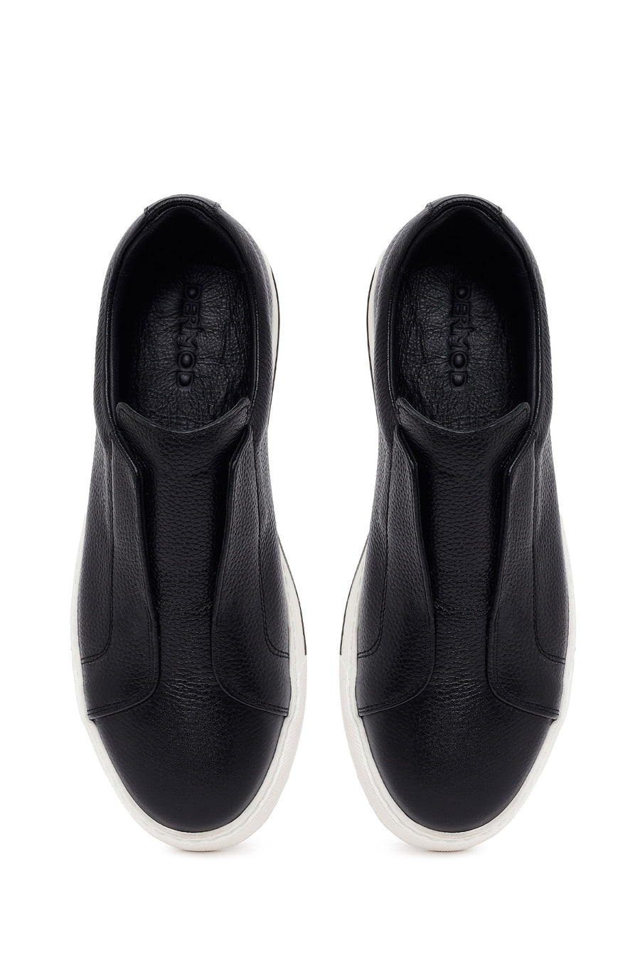 Male Black Leather Casual Shoes