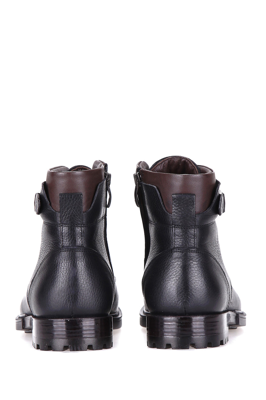 Soft Leather Zippered Men's Boots