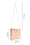 Women's Rose Gold Metallic Clutch Bag | Derimod